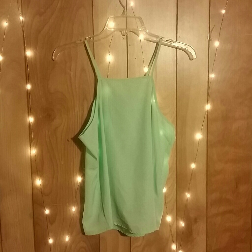 Teal tank top
